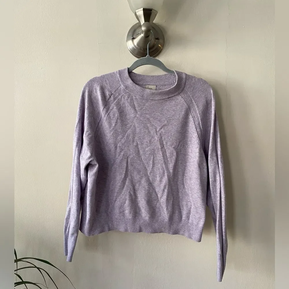 a new day Women's Light Purple Crew Neck Sweater Size Medium